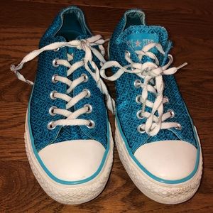 Turquoise Teal Converse Chuck Taylor Low Top 9